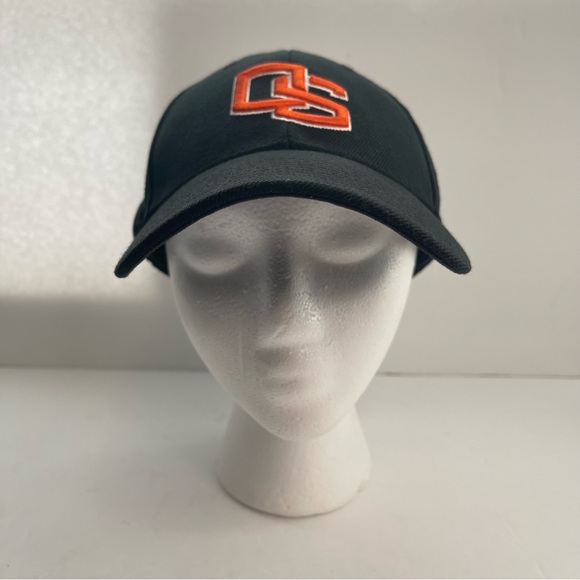 Oregon State Beavers OS Hat Nike Black Orange Hook and Loop Adjustable Back - Picture 4 of 12